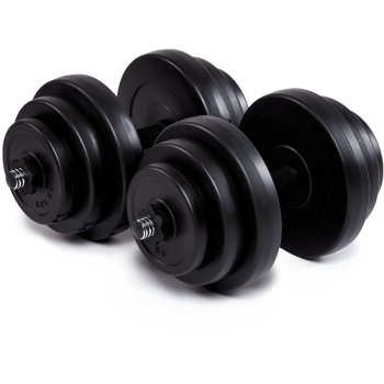 Гантелі набірні Fit-On Chrome 2х18,5кг