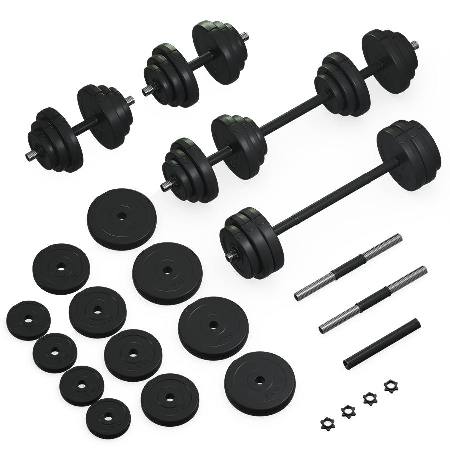 Гантелі з функцією штанги 2в1 Fit-On 38кг