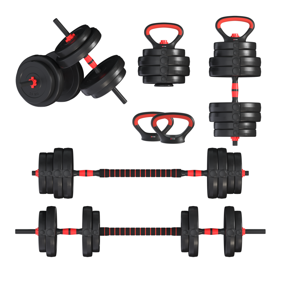 Гантелі з функцією штанги 6в1 Fit-On 33кг