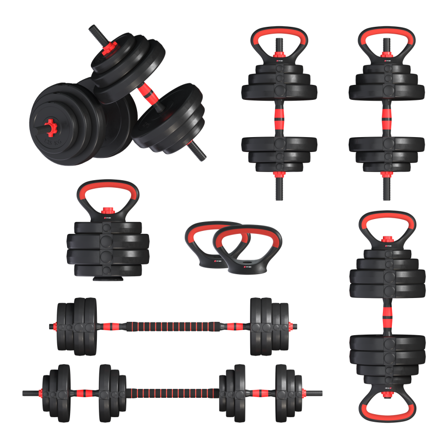 Гантелі з функцією штанги 6в1 Fit-On 38кг