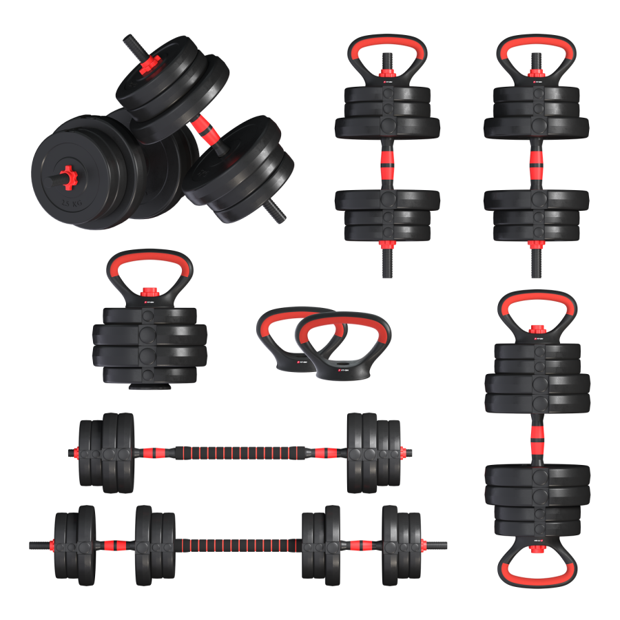Гантелі з функцією штанги 6в1 Fit-On 43кг
