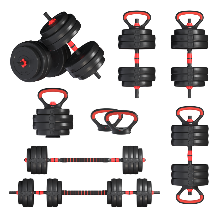 Гантелі з функцією штанги 6в1 Fit-On 53кг