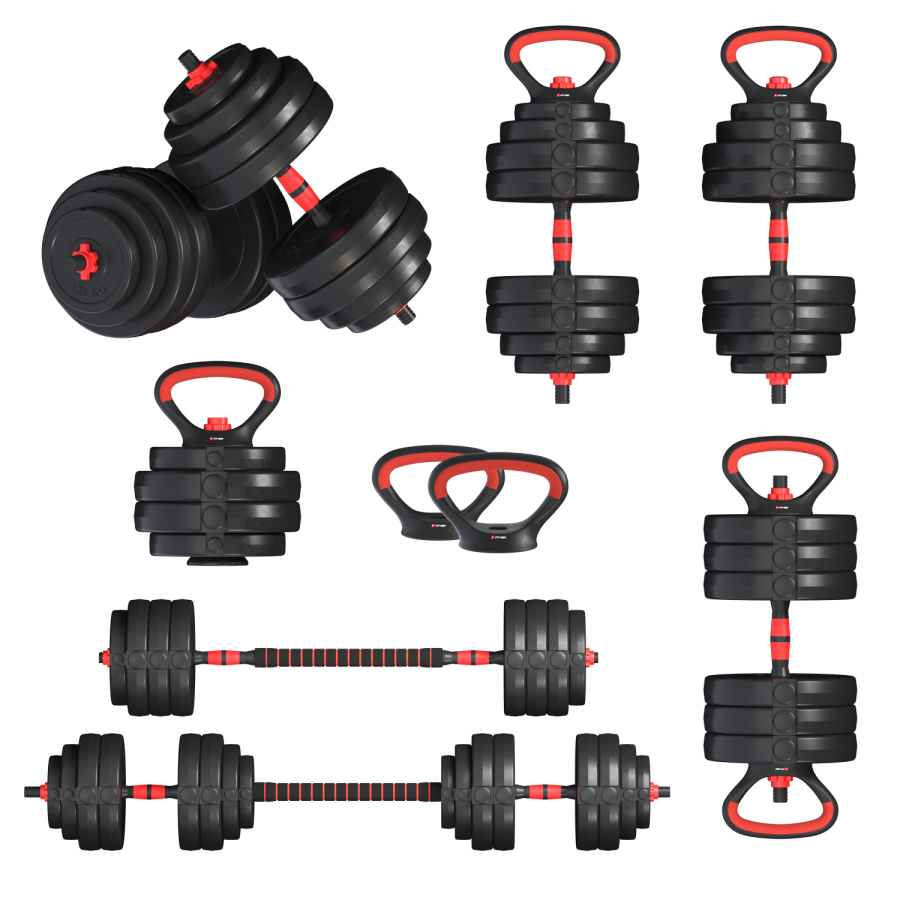 Гантелі з функцією штанги 6в1 Fit-On 58кг
