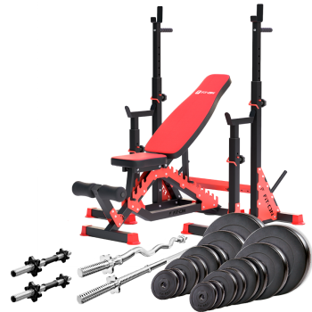 Силовой набор Fit-On FN02 + штанга и гантели 105кг