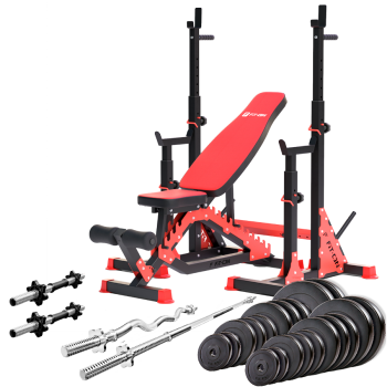 Силовой набор Fit-On FN02 + штанга и гантели 110кг