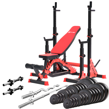 Силовой набор Fit-On FN02 + штанга и гантели 123кг