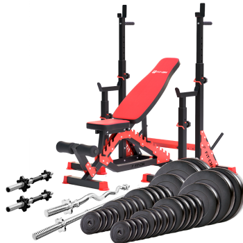 Силовой набор Fit-On FN02 + штанга и гантели 170кг