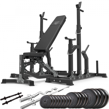 Силовой набор Marbo Sport MS2 + штанга и гантели 100кг
