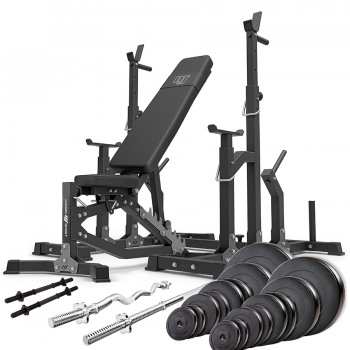 Силовой набор Marbo Sport MS2 + штанга и гантели 105кг