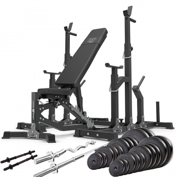 Силовой набор Marbo Sport MS2 + штанга и гантели 110кг