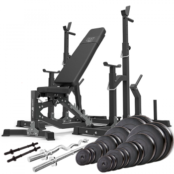 Силовой набор Marbo Sport MS2 + штанга и гантели 135кг