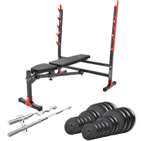 Лава тренувальна Marbo Sport MH-L107 2.0 + штанга 118кг